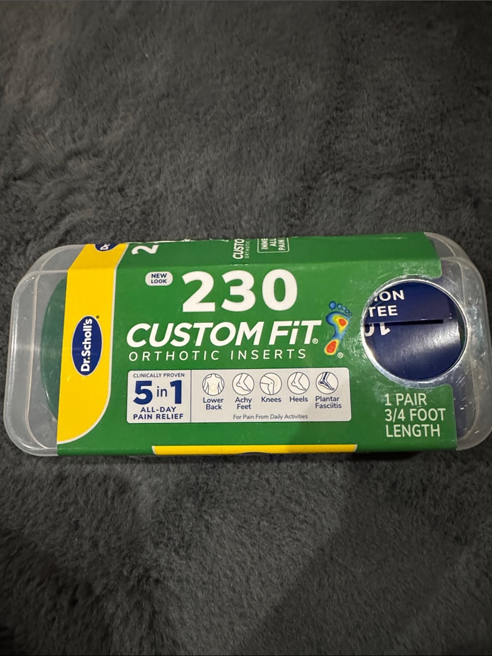 Dr scholls 230 custom fit orthotic inserts
